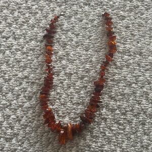 Amber Colored Necklace